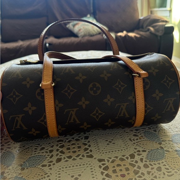 Louis Vuitton Monogram Canvas Papillon Duffel in Brown and Tan